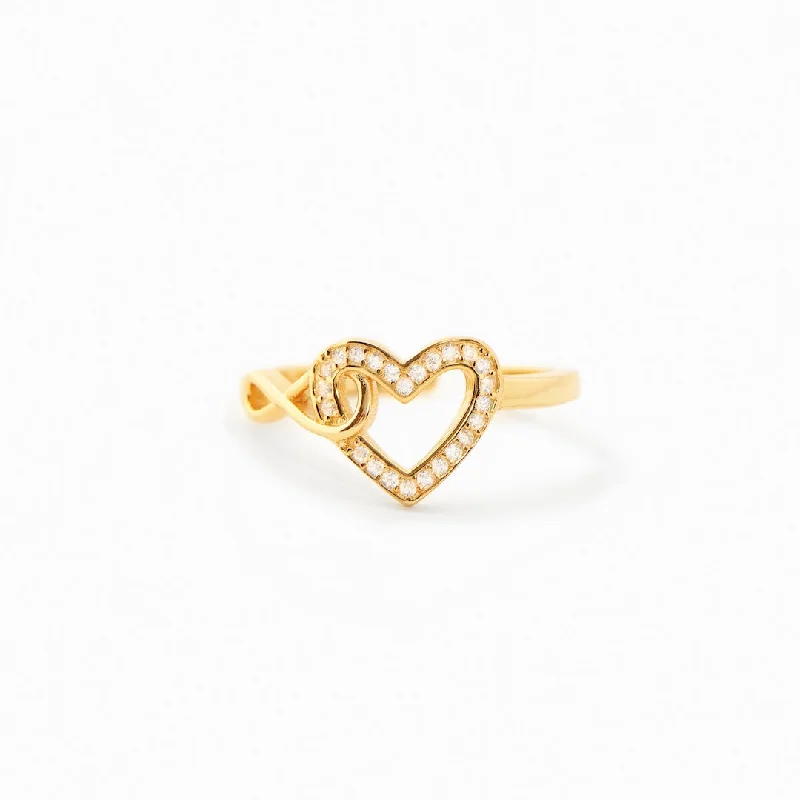 Grab Exquisite Jewelry At The Lowest Prices ALWAYS IN MY HEART - INFINITY HEART RING