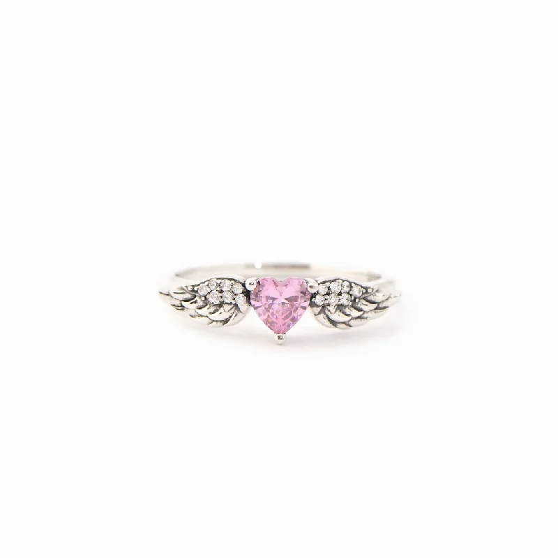 Make Your Outfit Shine With Discounted Jewelry Angel Wings Memorial Ring