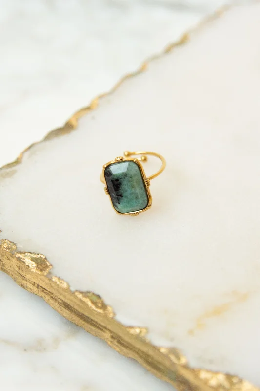 Last Chance To Shop High-End Jewelry At Markdown Prices NATURAL STONE RING // TURQUOISE