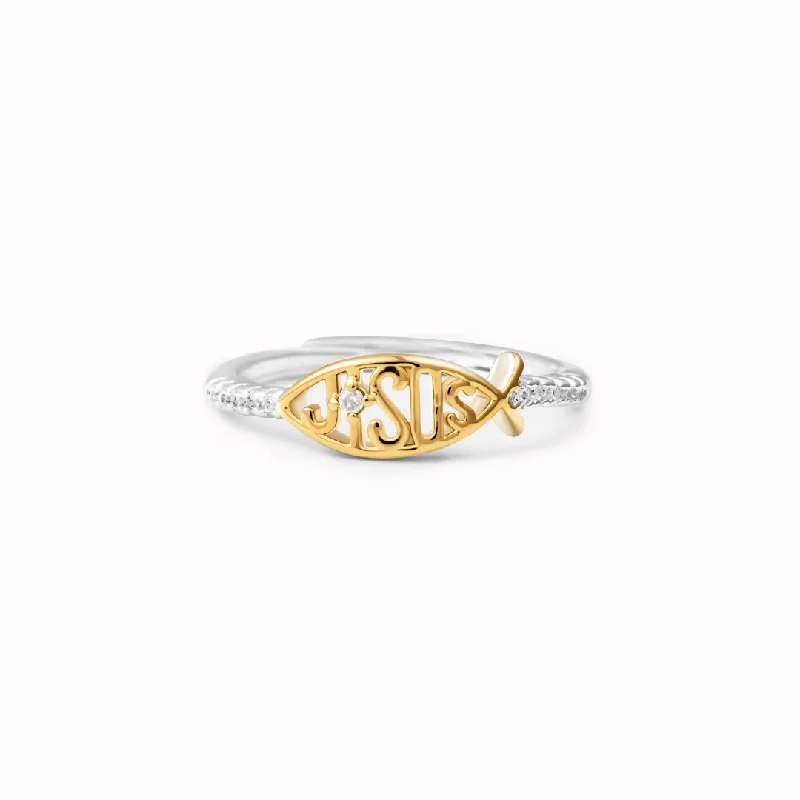 Sparkle For Less – Shop Our Limited-Time Jewelry Deals Faith Hope Love - Cross Ichthys Ring