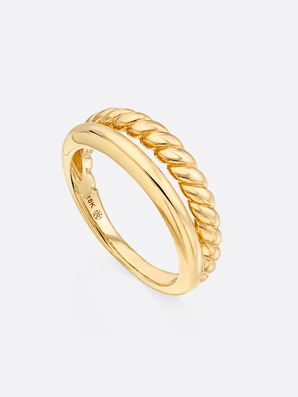 Best Jewelry Deals – Shop Premium Pieces At Great Prices Icons Yellow Gold Duet Ring