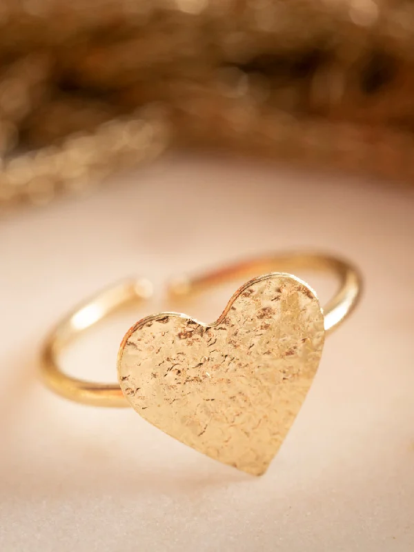 Limited-Time Jewelry Discounts – Shine Without The Splurge Petite Heart Ring - Gold