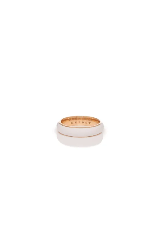 Stunning Jewelry At A Fraction Of The Price Vitreous Enamel and 18kt Gold Ring