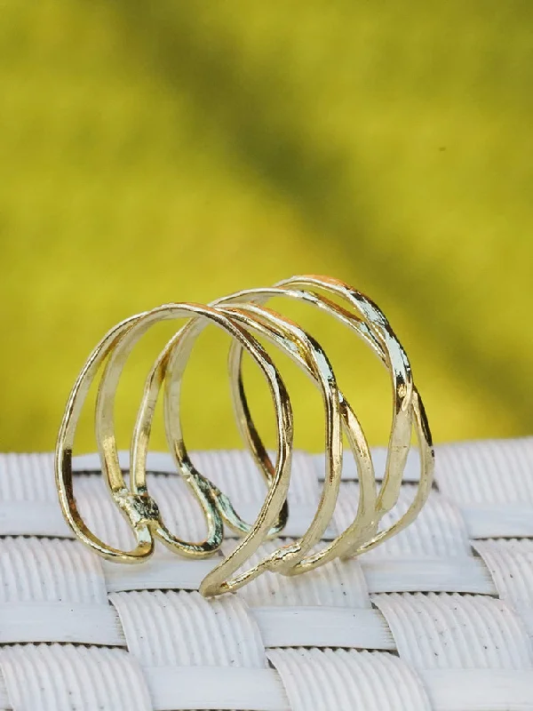 Luxury Meets Affordability – Jewelry Sale Live Now Wind And Water Ring - Gold