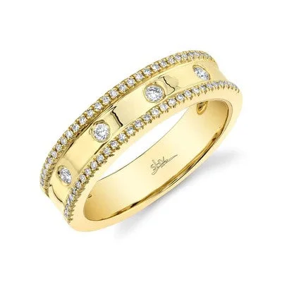 Affordable Gold-Plated Jewelry For Modern Fashion 0.23CT DIAMOND RING