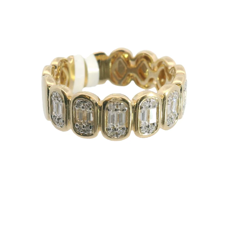 Trending Jewelry Now Available At Exclusive Prices 0.50CT DIAMOND BAGUETTE BAND