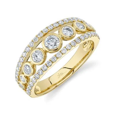 Exclusive Online Discounts On Stylish Jewelry 0.98CT DIAMOND BEZEL RING