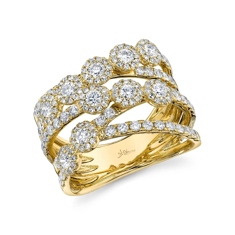 Modern Statement Jewelry For Bold Styling 1.54CT DIAMOND RING