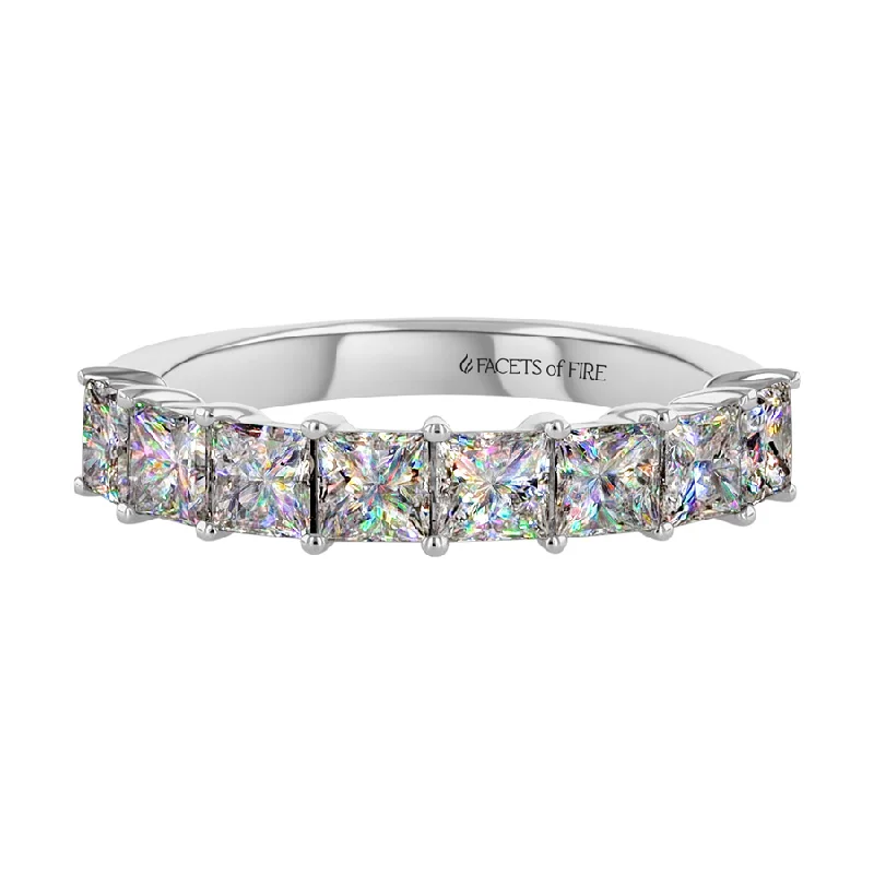 Grab Exquisite Jewelry At The Lowest Prices 14KWG 1.50CTW FOF PRINCESS 7 STONE DIA BAND