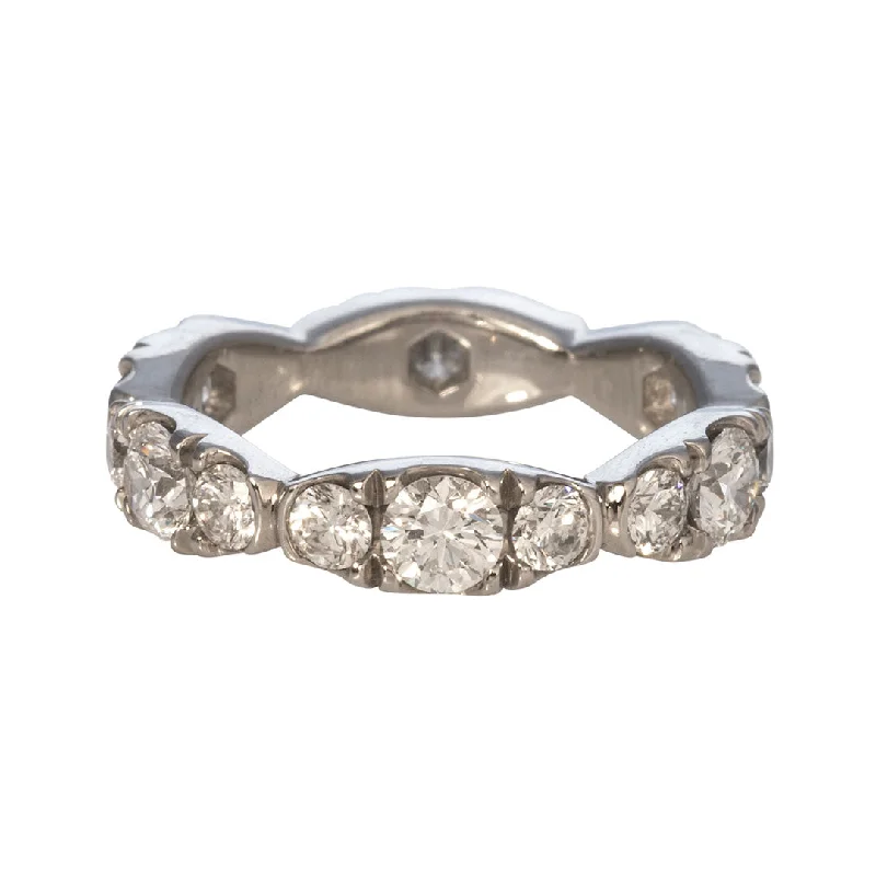 Once-A-Year Jewelry Deals – Shop Before They’Re Gone 2.30ct Graduated Diamond Platinum Eternity Band