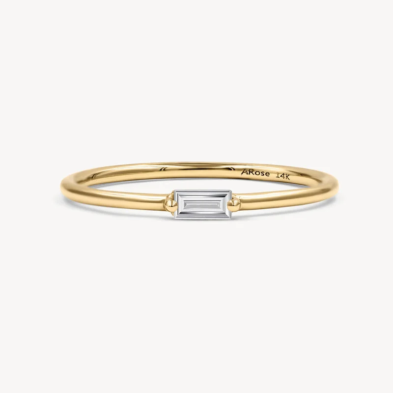 Exclusive Online Discounts On Stylish Jewelry Floating Diamond Baguette Band