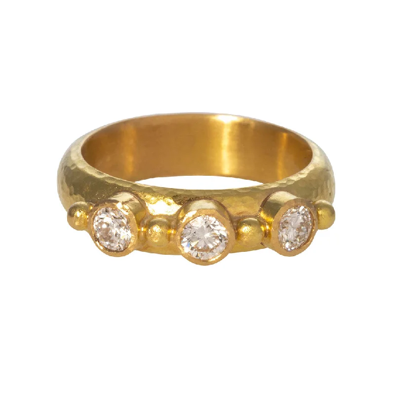 Unique Jewelry For Less – Shop The Sale Now Elizabeth Locke Round Diamond Gold Dot Stack Ring