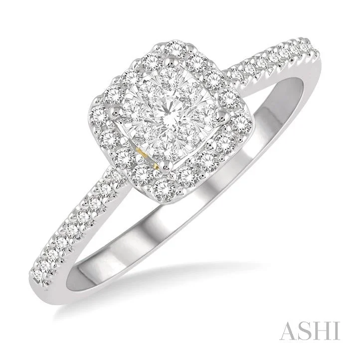 Make Every Moment Shine – Jewelry Discounts Available CUSHION SHAPE HALO LOVEBRIGHT ESSENTIAL DIAMOND ENGAGEMENT RING