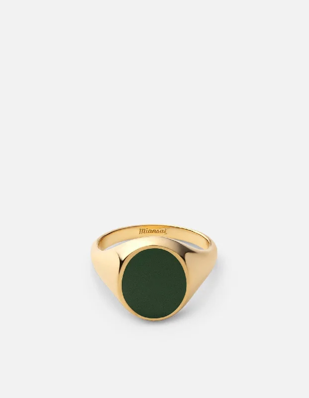 Don't Miss Our Biggest Jewelry Sale Of The Season Heritage Ring, Gold Vermeil/Green