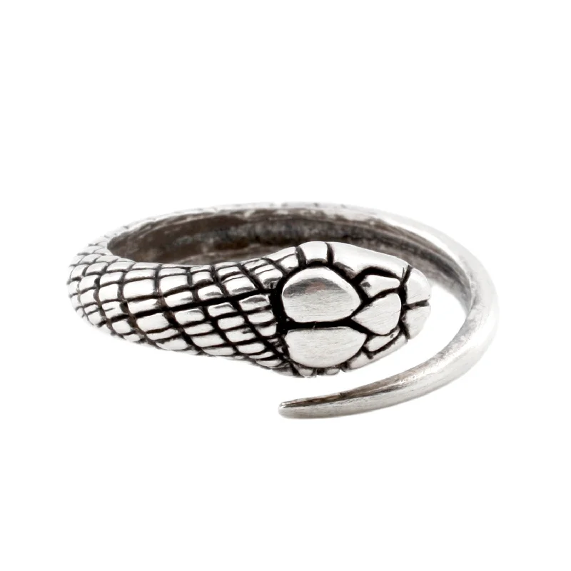 Unlock Unbeatable Jewelry Deals Before They’Re Gone Silver Single Snake Ring