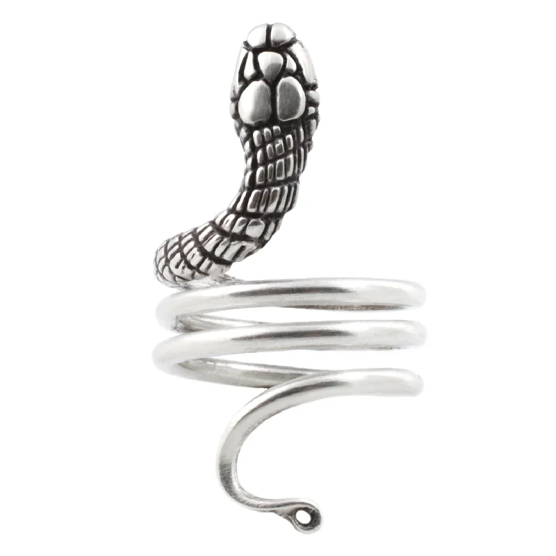 Timeless Jewelry Styles At Wallet-Friendly Prices Silver Cleopatra Snake Ring