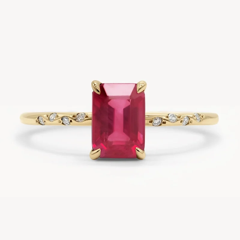 Shop Fine Jewelry With Amazing Deals Large Starry Ruby Ring