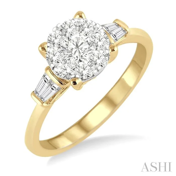 Exclusive Jewelry Sale – Grab Timeless Pieces Now ROUND SHAPE LOVEBRIGHT DIAMOND ENGAGEMENT RING