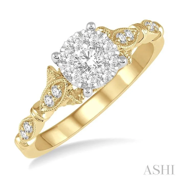 Trending Jewelry Now At Unbeatable Prices ROUND SHAPE LOVEBRIGHT DIAMOND RING