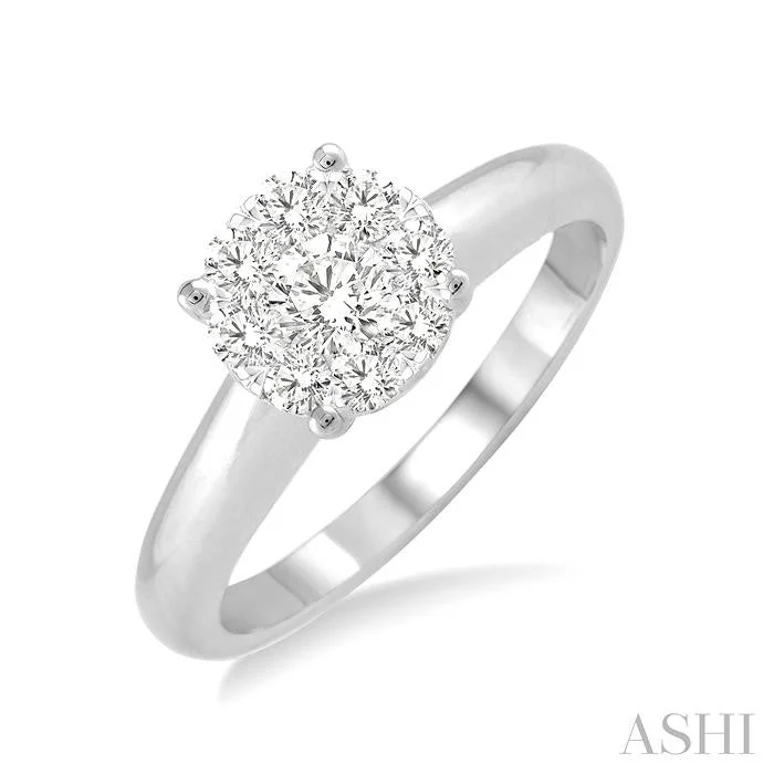 Timeless Beauty, Unbeatable Deals – Jewelry Sale On ROUND SHAPE LOVEBRIGHT ESSENTIAL DIAMOND RING