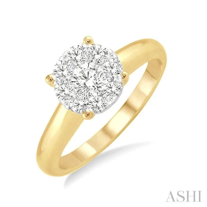 Luxury Jewelry At Budget-Friendly Prices – Grab Yours Now ROUND SHAPE LOVEBRIGHT ESSENTIAL DIAMOND RING