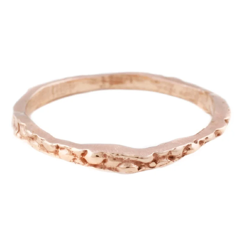 Breathtaking Jewelry At Limited-Time Savings Rose Gold Stingray Stacking Band