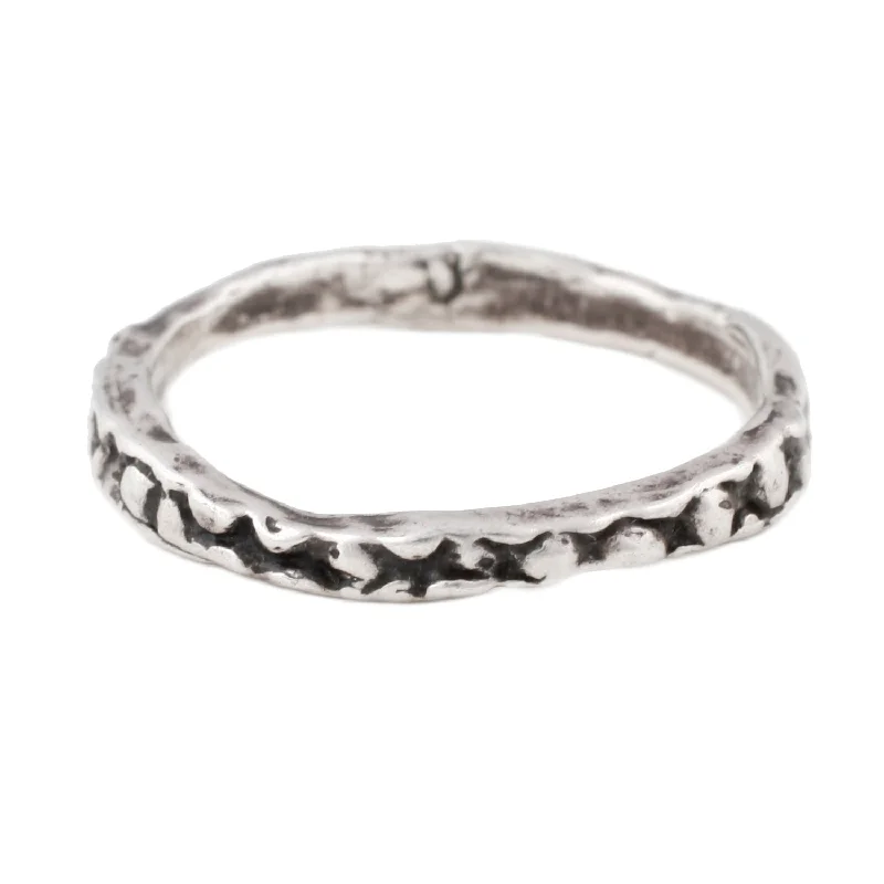 Sparkle For Less – Shop Jewelry Deals Now Silver Stingray Stacking Band