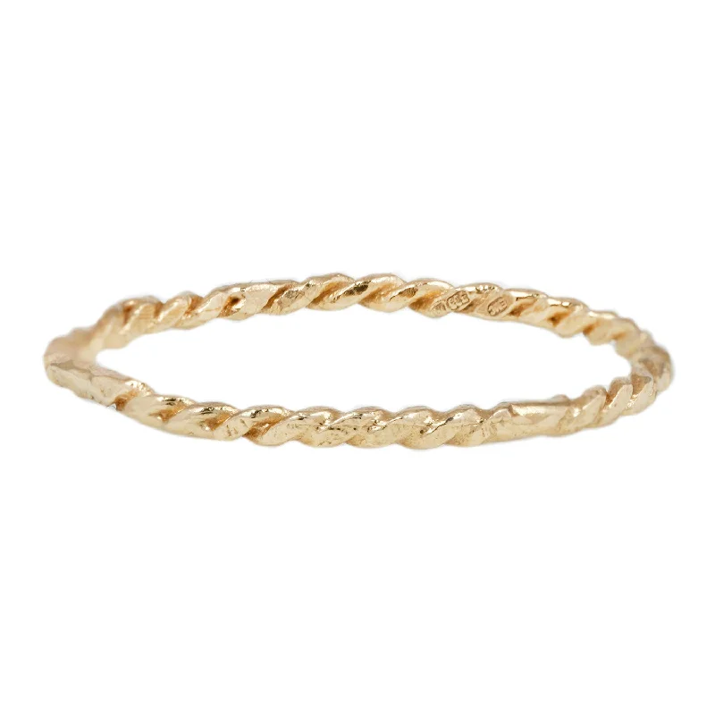 Discounted Luxury Jewelry – Shine Without The Splurge LXI Wrapped Gold Band