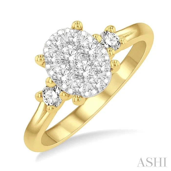 Stunning Jewelry At Even More Stunning Prices OVAL SHAPE LOVEBRIGHT DIAMOND ENGAGEMENT RING