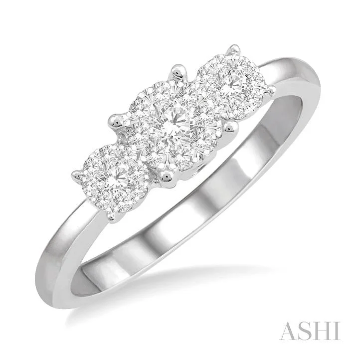 Jewelry Sale – Exclusive Styles At Lower Prices ROUND SHAPE PAST PRESENT & FUTURE LOVEBRIGHT ESSENTIAL DIAMOND ENGAGEMENT RING