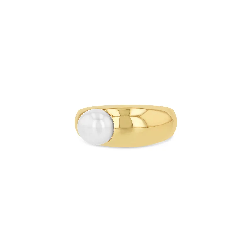 Seasonal Jewelry Deals – Elevate Your Style Pearl Demi Globe Ring