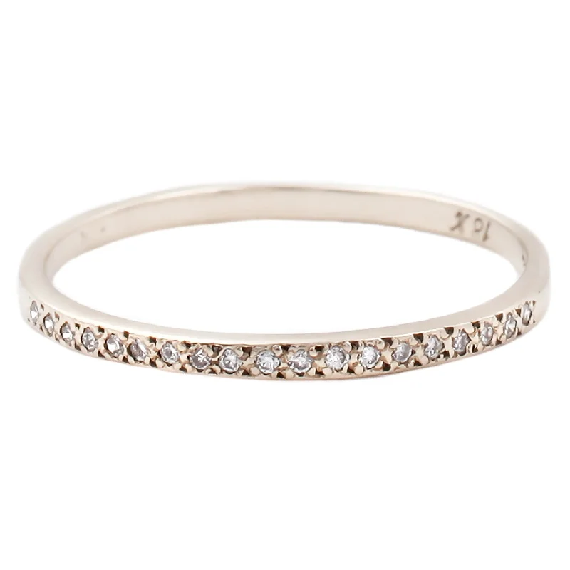 Exclusive Jewelry Markdowns – Limited-Time Offer White Gold Diamond Half Eternity Band