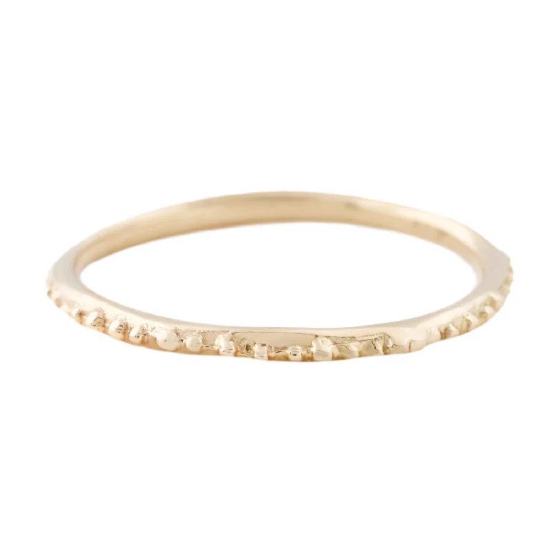 Best Jewelry Sale Prices – Limited-Time Offer Gold Dot Textured Band