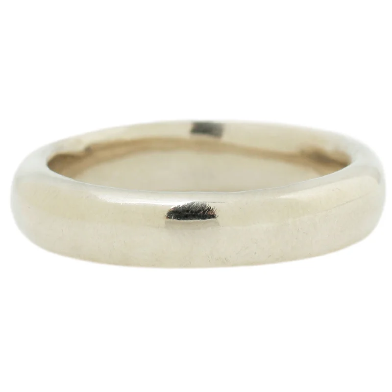 Shop Dazzling Rings, Earrings, And More At Special Discounts White Gold Half Round Band