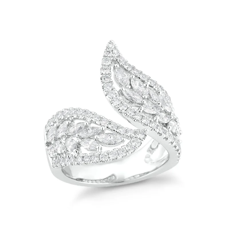 The Jewelry Sale You've Been Waiting For Is Here Leaf-Shaped Diamond Ring