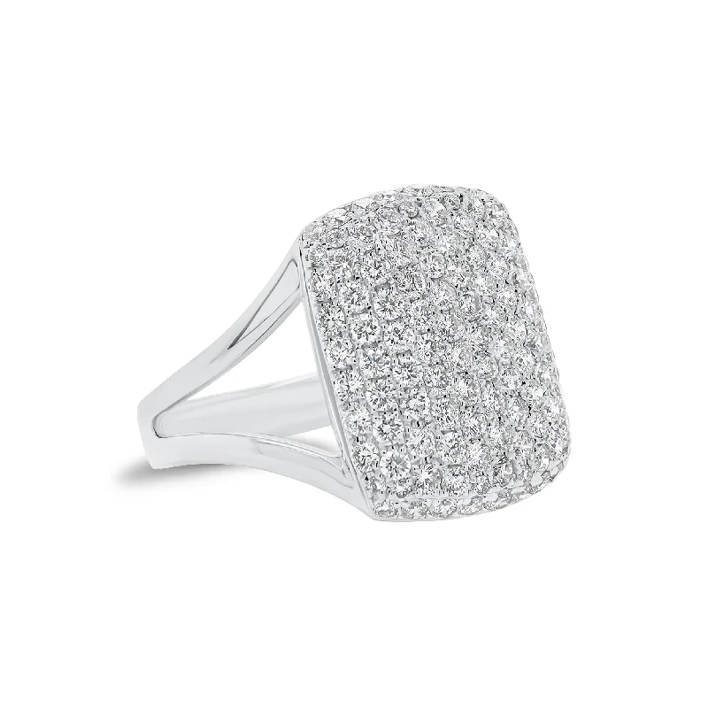 Grab Your Favorite Jewelry At The Lowest Prices Pave Diamond Pillow Ring