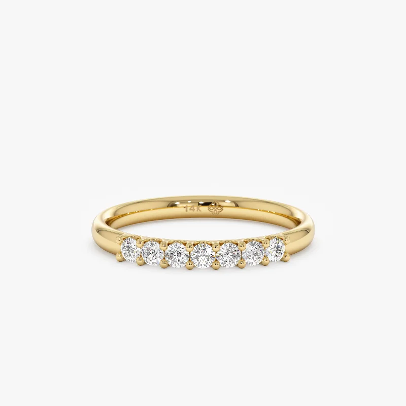 Timeless Elegance, Temporary Discounts – Act Fast 7 Diamond Stacking Ring, Vanessa