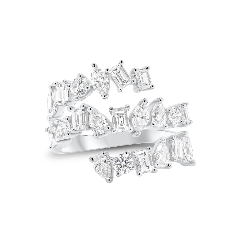 Bestselling Jewelry Now On Sale – Elevate Your Look Multi-Shape Diamond Wrap Ring