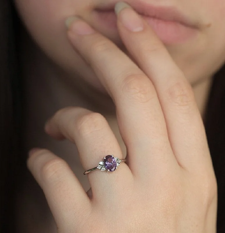 Final Call – Shop Exquisite Jewelry Before It's Gone Dora Lab Alexandrite & Diamond Ring