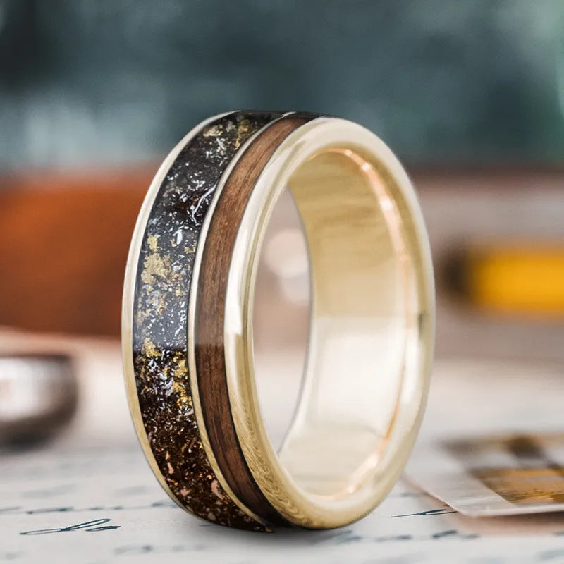 Upgrade Your Collection With Our Limited-Time Jewelry Sale Custom Design - 2-Inlay Offset Ring 98bEiPGG8nE9fD7RlQIVdlXK