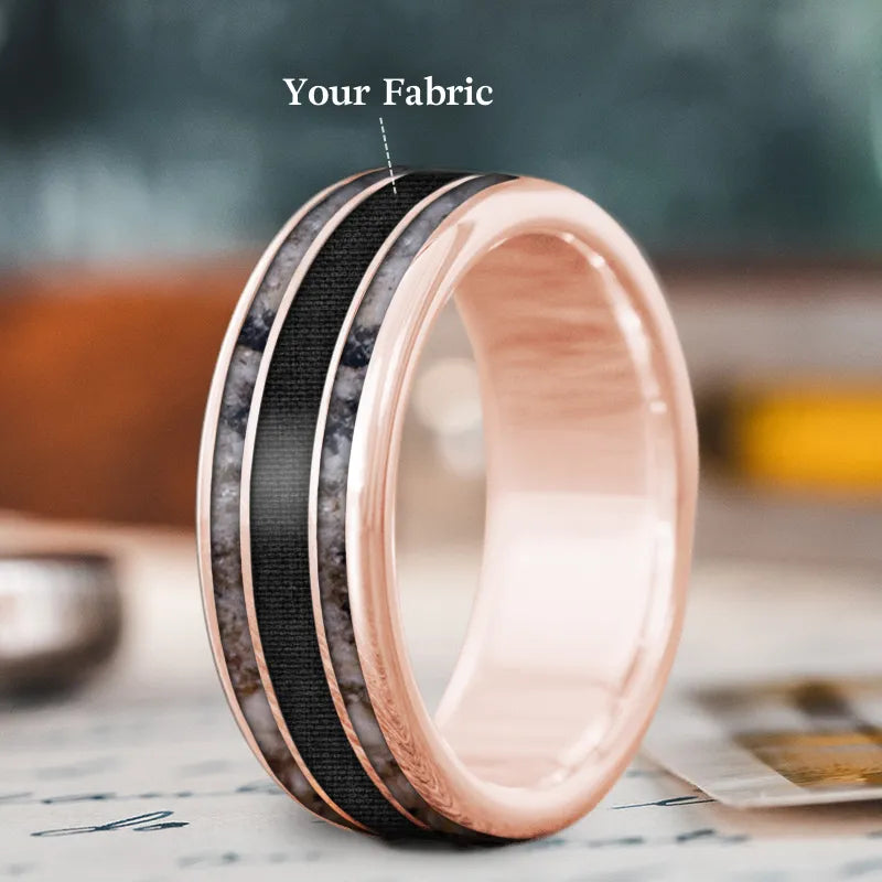 Get The Best Deals On Timeless Jewelry Pieces Custom Design - 3-Inlay Wide Center Ring nMHLhSrxsZRwn2TZ0TRxBhXH