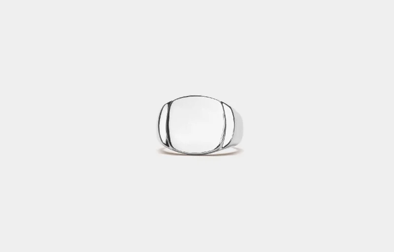 Eco-Friendly Sustainable Jewelry For Conscious Buyers IX Cushion Polished Ring