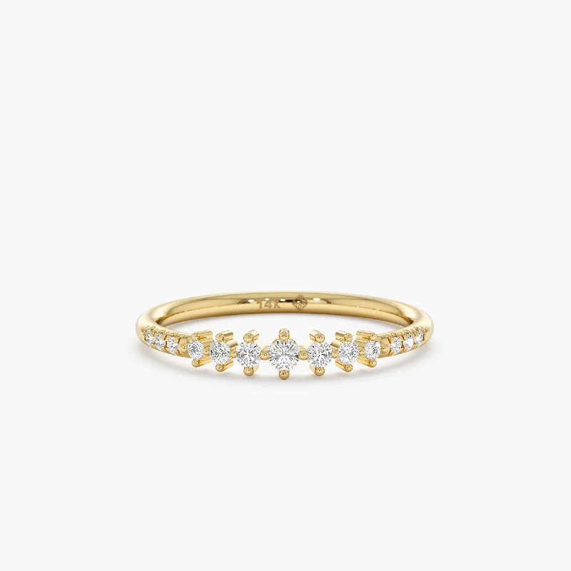 Sparkle For Less – Shop Our Limited-Time Jewelry Deals Graduated Diamond Ring, Maia