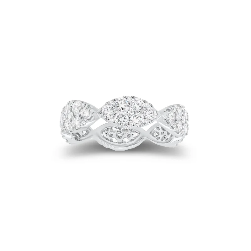 Shop Fine Jewelry With Exclusive Savings Pave Diamond Marquises Eternity Ring