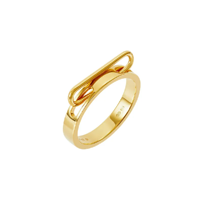 Flash Sale On Stunning Jewelry – Limited Stock Available NEXUS Petite Levitate Gold Plated Ring