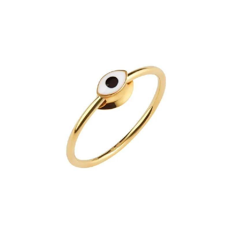 Clearance Sale On High-End Jewelry Collections Orbit Infinity Iris Gold Plated Ring