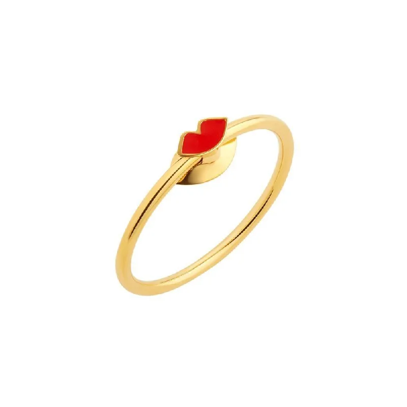 Holiday Jewelry Sale – Perfect Gifts At Great Prices Orbit Infinity Lips Gold Plated Ring