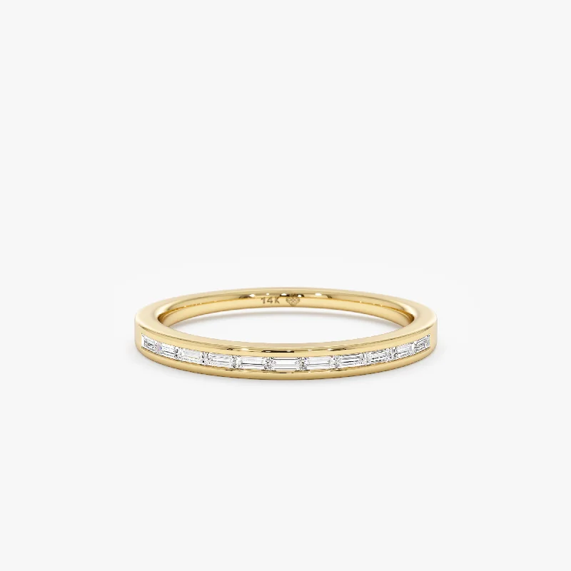 Exclusive Savings On Timeless Jewelry Pieces Thin Diamond Channel Set Ring, Isla