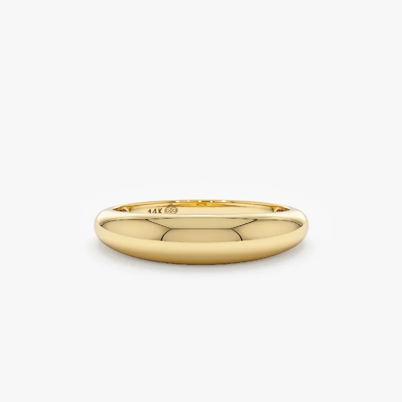 Dazzle In Elegance With Our Biggest Jewelry Sale Thin Dome Ring, Braelynn