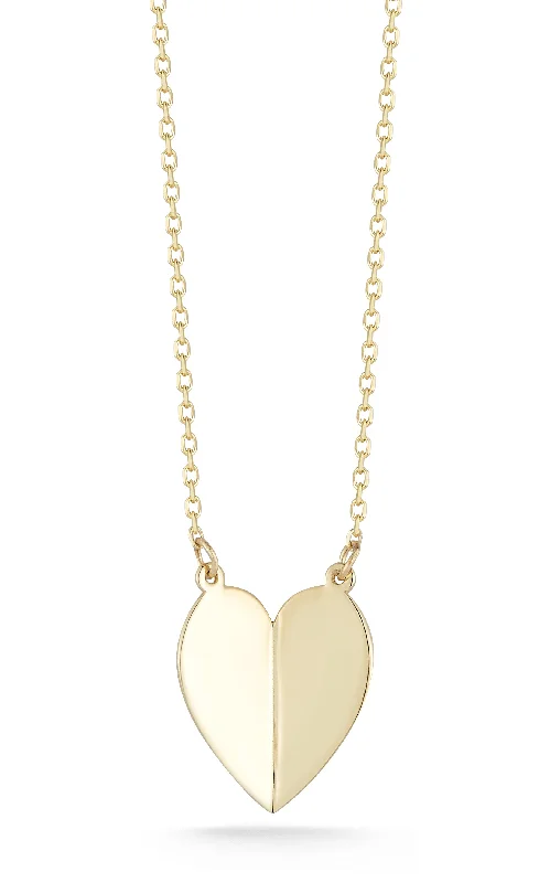 14K Gold Heart Necklace